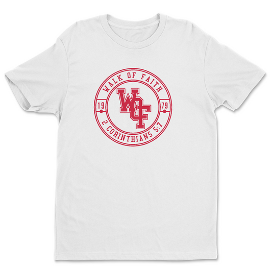 "WALK OF FAITH" T-SHIRT IN WHITE