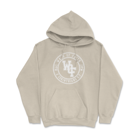 "WALK OF FAITH" HOODIE IN SAND