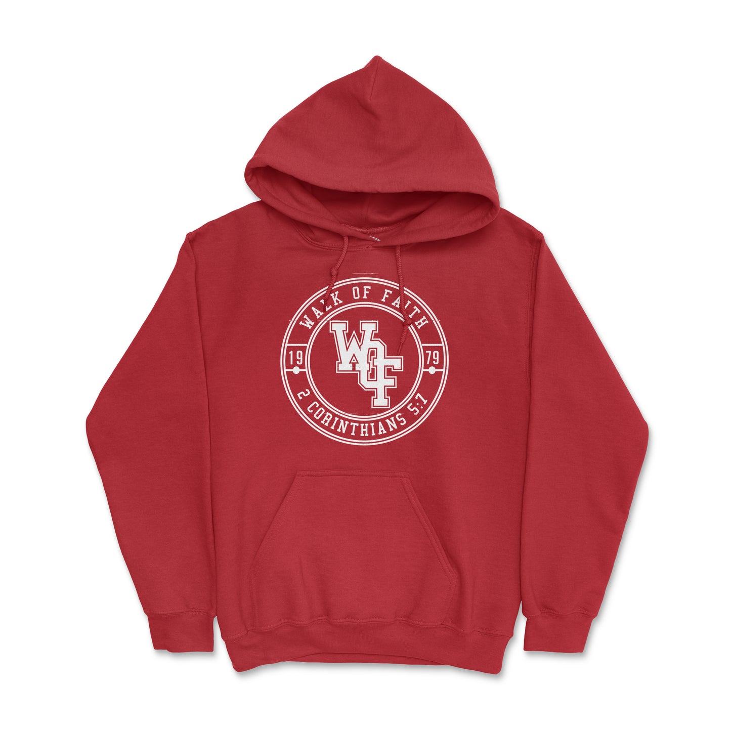 Red Walk Of Faith Hoodie