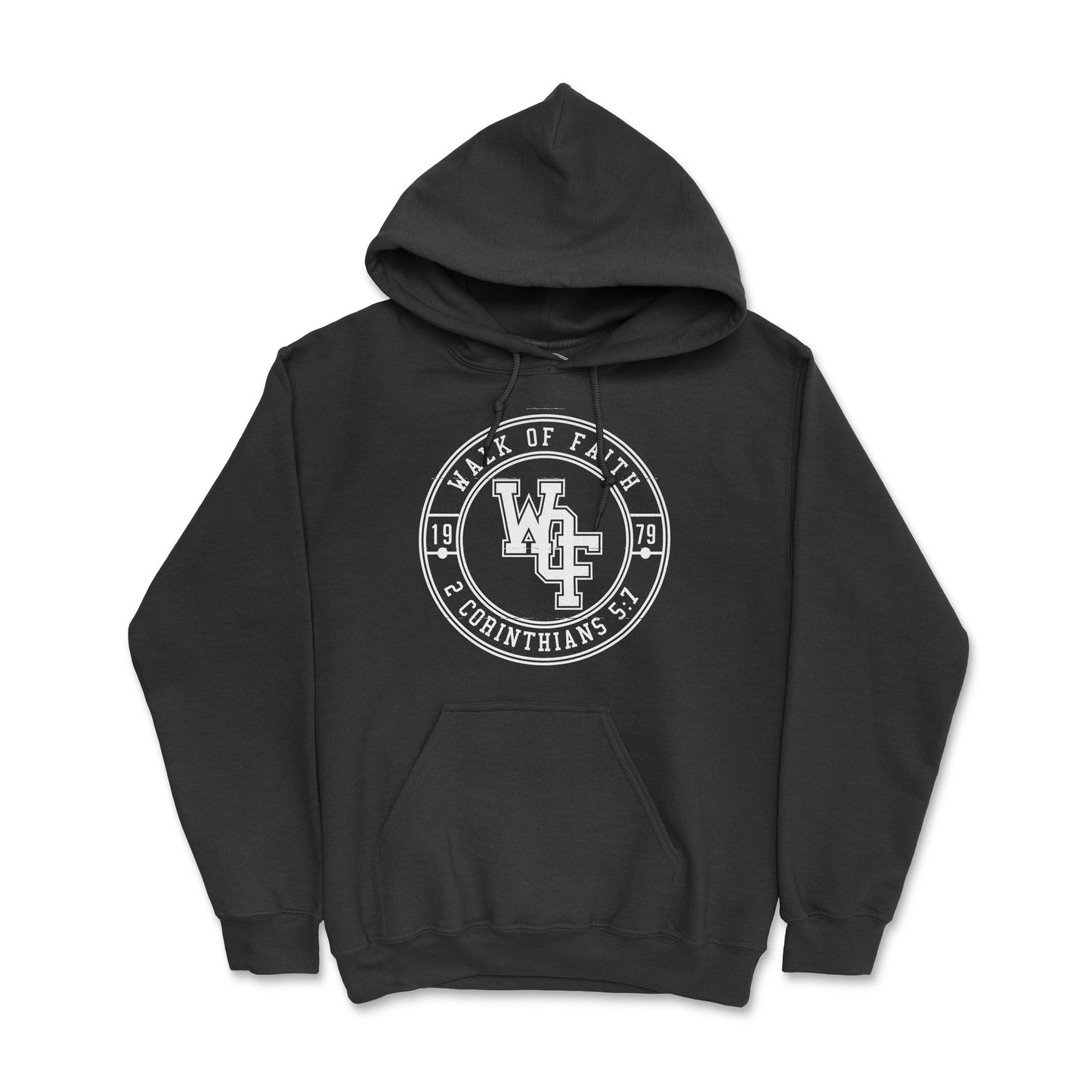 Black Walk of Faith Hoodie Pullover